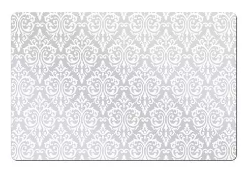 Коврик для столовых приборов «винтаж», пластик, Zeller, белый