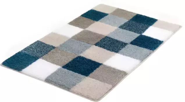 Коврик для туалета Kleine Wolke Caro с нескользящим покрытием, 85х150 см, цвет mare