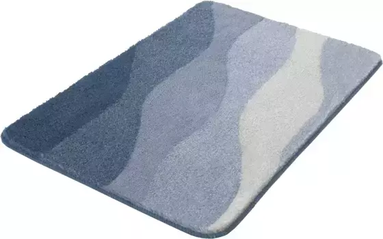 Коврик для туалета Kleine Wolke Малена с нескользящим покрытием 50х50 см, цвет iceblue