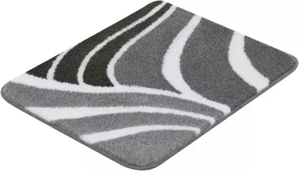 Коврик для туалета Kleine Wolke Пламя с нескользящим покрытием 55х55 см, цвет anthrazit