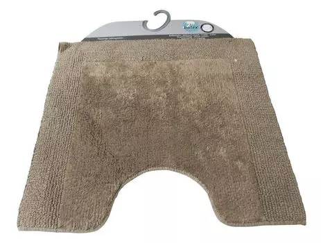 Коврик для унитаза из батекса с вырезом коврик для унитаза коврик для унитаза ковер 60 x 55 см duo-flor dove Batex, коричневый