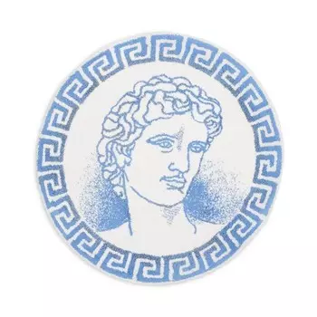 Коврик для ванной Abyss Apollon, круглый, 33 дюйма, синий