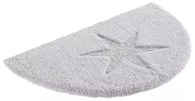 Коврик для ванной andas "Мари" прямоугольный (60х100 см), серый