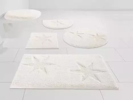 Коврик для ванной andas "Мари" прямоугольный (60х100 см), цвет natur