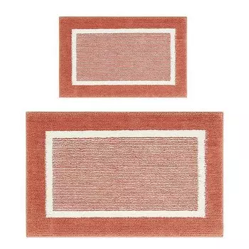 Коврик для ванной andiamo Maui 2 шт Kombination B, 0,5 см цвет rostrot