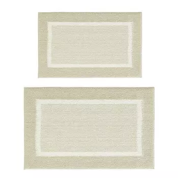 Коврик для ванной andiamo Maui 2 шт Kombination B, 0,5 см, бежевый