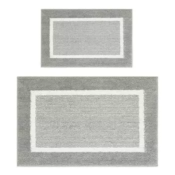 Коврик для ванной andiamo Maui 2 шт Kombination B, 0,5 см, серый