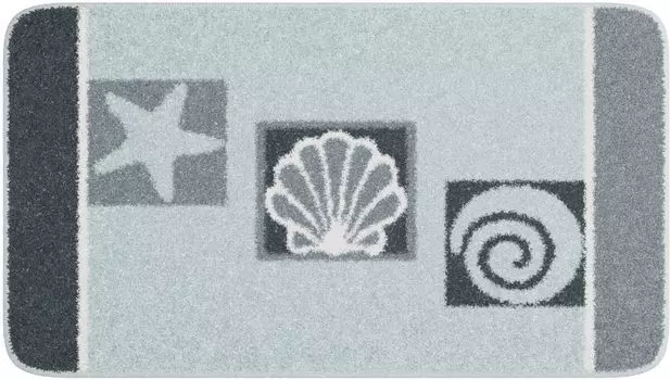 Коврик для ванной AQUATICA 65x115см серый GRUND
