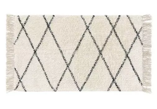 Коврик для ванной benuta Naomi, 60x1x100 см, кремовый