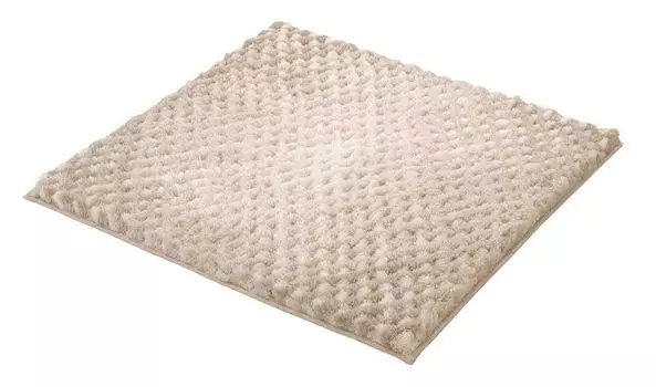 Коврик для ванной - бежевый - кремовый - полиэстер - 60 x 60 см Kleine Wolke