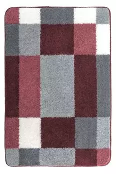 Коврик для ванной - Бордо - Серый - Белый - Полиакрил - 70 x 120 см Kleine Wolke