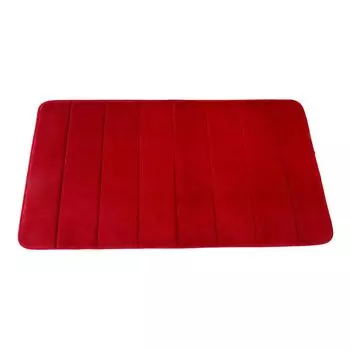 Коврик для ванной Brielle Red - Впитывающий нескользящий коврик для ванной - 40x60 см Zorluteks Tekstil Ticaret ve Sanayi A.S