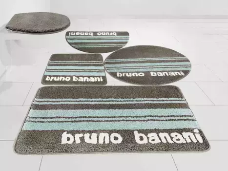 Коврик для ванной Bruno Banani "Daniel" прямоугольный (90х160 см), цвет anthrazit