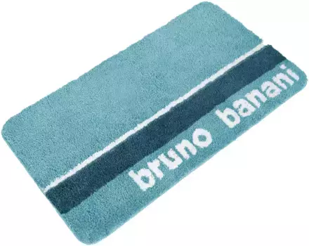 Коврик для ванной Bruno Banani "Maja", высота 20 мм, противоскользящее покрытие прямоугольный (80х150 см), бирюзовый