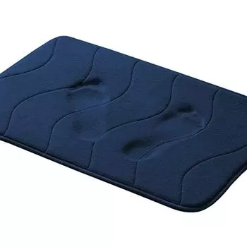 Коврик для ванной, быстросохнущий, против царапин, коралловый флис, нескользящий, впитывающий, напольный коврик для ванной комнаты, бытовые иллюстрации-темно-синий Stuttg