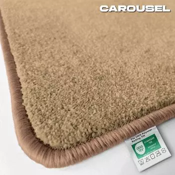 Коврик для ванной Carousel Caramel ширина: 120 см, длина: 150 см Floordirekt, коричневый