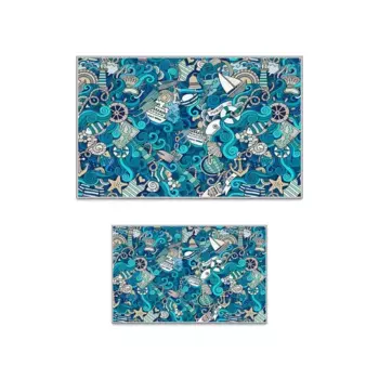 Коврик для ванной Conceptum Hypnose, бирюзовый