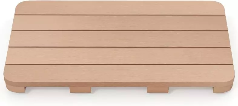 Коврик для ванной COSTWAY Badematte 55x34cm, коричневый