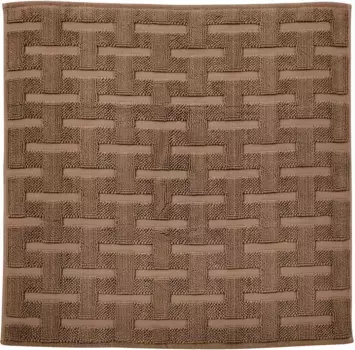 Коврик для ванной "Delia" с нескользящим покрытием 70х120 см, цвет cognac