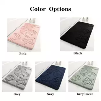 Коврик для ванной DQQ, синий