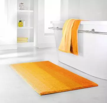 Коврик для ванной Dyckhoff Colori 70 x 120 см, желтый, 100% органический хлопок