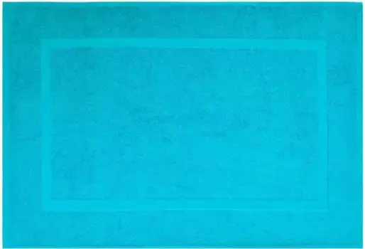 Коврик для ванной Dyckhoff "Кристалл", высота 2 мм, комплект из 2 гостиничных ковриков 2 шт. Коврик для ванной, бирюзовый
