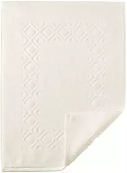 Коврик для ванной Egeria "Денвер", высота 8 мм, подходит для пола с подогревом, можно использовать с обеих сторон прямоугольный (50х70 см), цвет creme