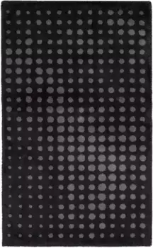 Коврик для ванной Egeria "DOT", высота 10 мм, нескользящее покрытие, подходит для пола с подогревом прямоугольный (70х120 см), черный