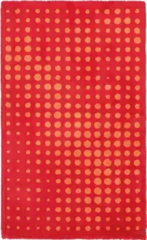 Коврик для ванной Egeria "DOT", высота 10 мм, нескользящее покрытие, подходит для пола с подогревом прямоугольный (60х100 см), цвет rot/orange