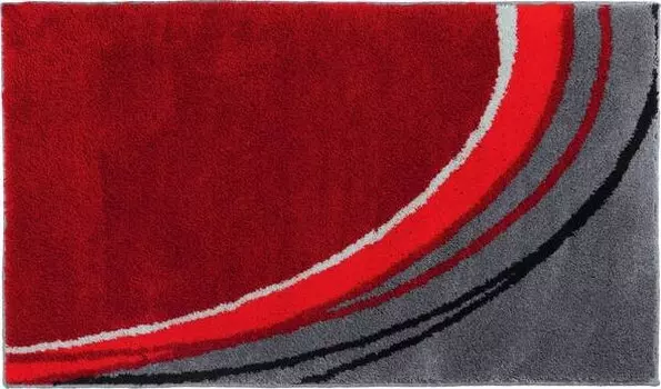 Коврик для ванной Erwin Mller 144348-S22, 50x20x80 см, красный