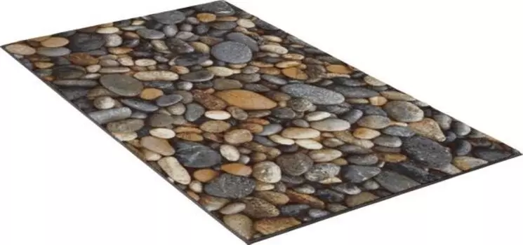 Коврик для ванной Erwin Mller 155135-S22, 60x8x100 см, серый