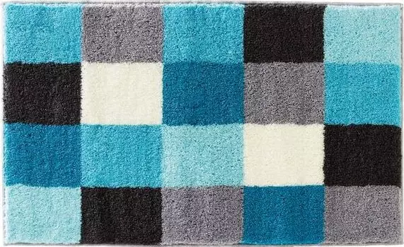 Коврик для ванной Erwin Mller 57192, 70x20x120 см, бирюзовый