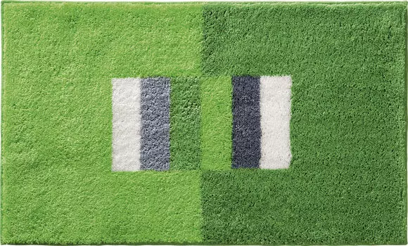 Коврик для ванной Erwin Mller Badematte Korfu, зеленый