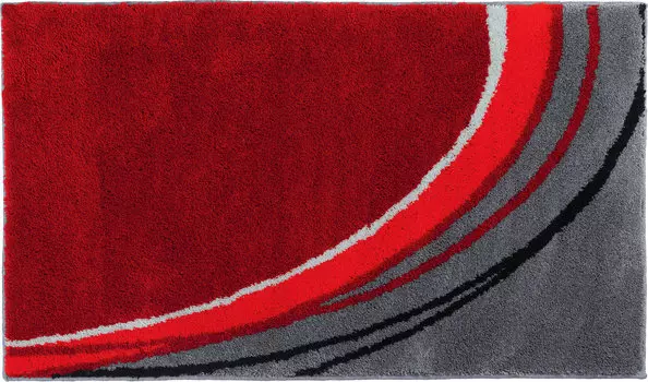 Коврик для ванной Erwin Mller Badematte Mykonos, красный