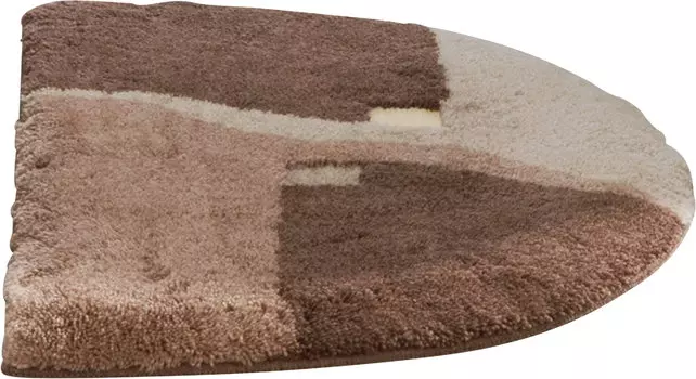 Коврик для ванной Erwin Mller Duschvorlage halbrund Athen, коричневый