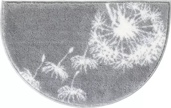 Коврик для ванной Erwin Mller Duschvorlage halbrund Prasonisi, серый