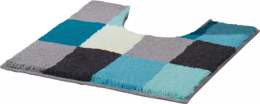 Коврик для ванной Erwin Mller WC Umrandung Kreta, бирюзовый