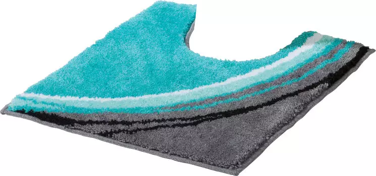 Коврик для ванной Erwin Mller WC Umrandung Mykonos, бирюзовый