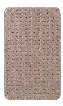 Коврик для ванной etrea из микрофибры Lizz с эффектом high-low - мягкий и пушистый коврик для ванной комнаты - нескользящий, сертифицирован kotex 100 - размер: ковер 70 x 120 см, натуральный Etrea Himmlische Qualitt, бежевый