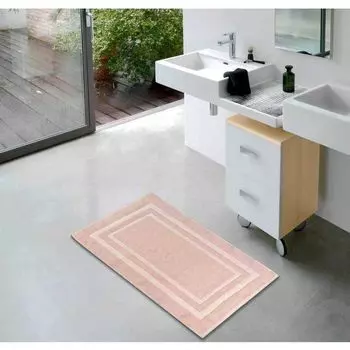 Коврик для ванной etrea - Коврик для ванной из 100% хлопка, длинный, розовый, 60x100 см Etrea Himmlische Qualitt