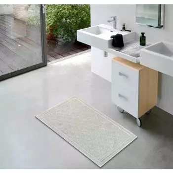 Коврик для ванной etrea - Коврик для ванной из 100% хлопка, дубовый, серый, 60x100 см Etrea Himmlische Qualitt