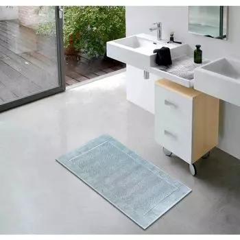 Коврик для ванной etrea - Коврик для ванной 100% хлопок Egelsbach синий, 50x80 см Etrea Himmlische Qualitt