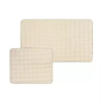 Коврик для ванной Evidea Soft Artos, 2 предмета - Белый - 60x100 см + 50x60 см