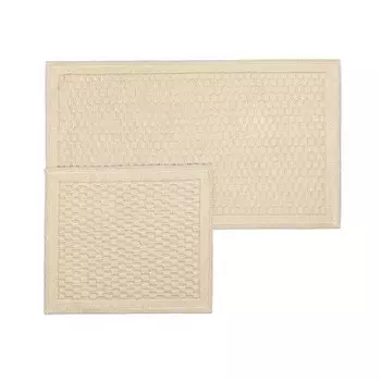 Коврик для ванной Evidea Soft Melinda Natural, 2 предмета - Бежевый - 60x100 см + 50x60 см