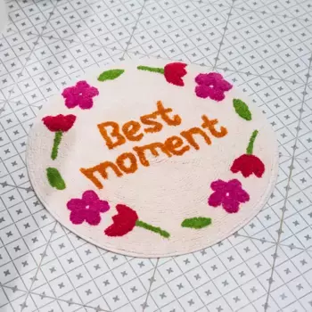 Коврик для ванной Flamingueo, белый