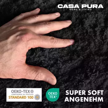 Коврик для ванной Floordirekt, черный