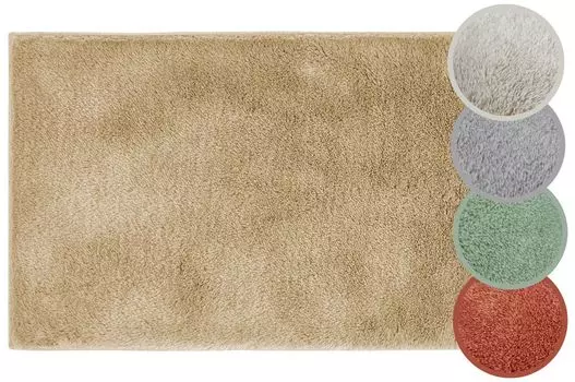 Коврик для ванной Florida, нескользящий, 40 x 60 см + 50 x 80 см, серо-коричневый коврик для ванной, коврик для ванной, мягкий и пушистый, моющийся коврик для душа для ванной комнаты Andiamo