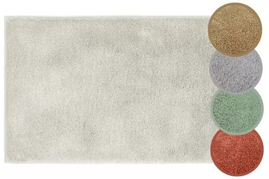 Коврик для ванной Florida, нескользящий, 50 x 80 см, бежевый коврик для ванной, ковер для ванной комнаты, мягкий и пушистый моющийся коврик для душа для ванной комнаты Andiamo