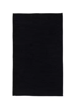 Коврик для ванной - графит - 60 х 100 см - полиэстер Gzze W.F. Frottier-Weberei GmbH, черный