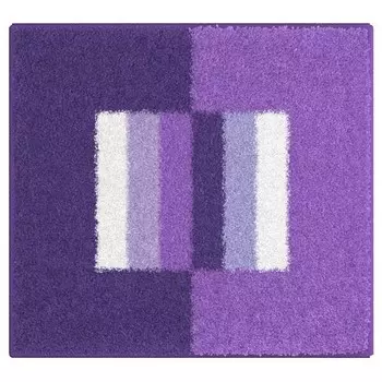 Коврик для ванной Grund Capricio, 55x18x60 см цвет dunkellila